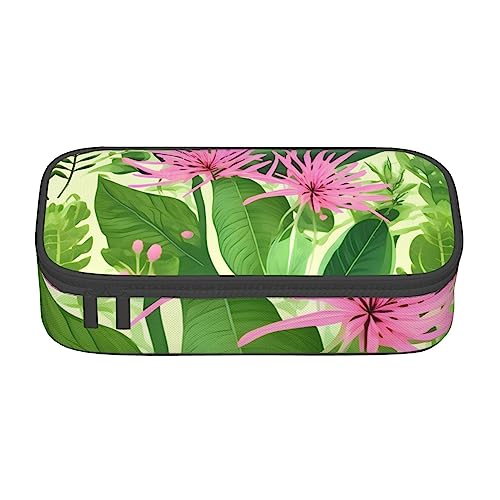 Rosa Pflanze Blumen Große Kapazität Bleistift Stift Fall Büro Große Lagerung Hohe Kapazität Tasche Beutel Halter Box Organizer, Stifttasche von Siulas