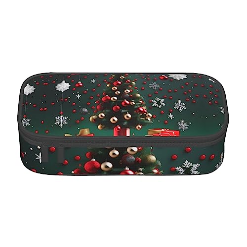 Runde Kugel Weihnachtsbaum Große Kapazität Bleistift Stift Fall Büro Große Lagerung Hohe Kapazität Tasche Beutel Halter Box Organizer, Stifttasche von Siulas