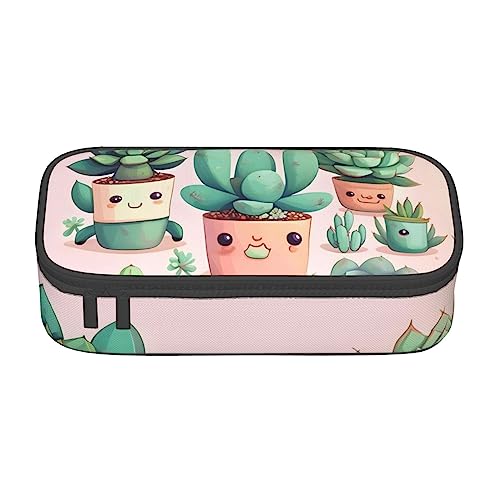 Schöne Sukkulenten Pflanzen Große Kapazität Bleistift Stift Fall Büro Große Lagerung Hohe Kapazität Tasche Beutel Halter Box Organizer, Stift Tasche von Siulas