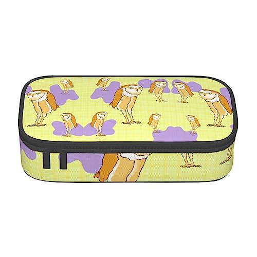 Stehende Eule Große Kapazität Bleistift Stift Fall Büro Große Lagerung Hohe Kapazität Tasche Beutel Halter Box Organizer, Stifttasche von Siulas