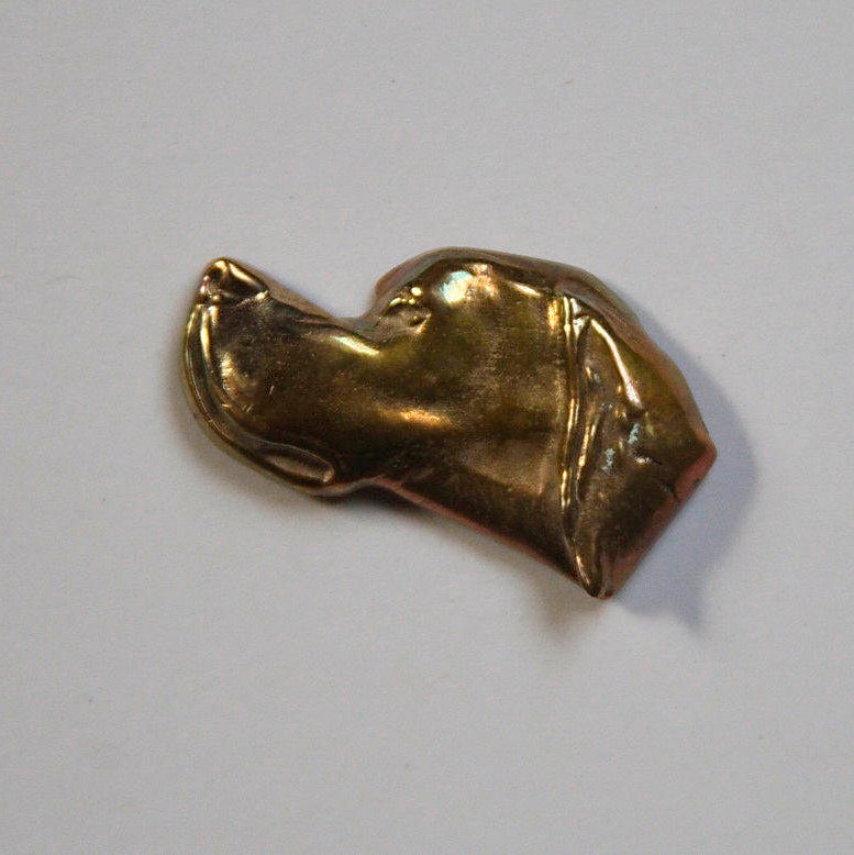 Bronze Pointer Hund Pin Jagdgeschenk, Hunderasse Brosche von SiurhaArt