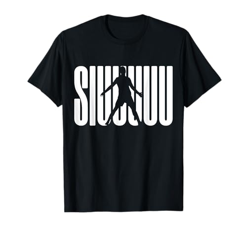Lustiger Fußball Jungen Männer Frauen Fußballspieler Siuuu T-Shirt von Siuuu Funny Soccer Shirt for Soccer lovers