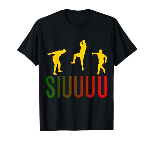 Siuuuu Lustiger Fußball Jungen Männer Frauen Fußballspieler T-Shirt Siuuuu Lustiger Fußball Jungen Männer Frauen Fußballspieler T-Shirt von Siuuuu Funny Soccer Present for Soccer lovers
