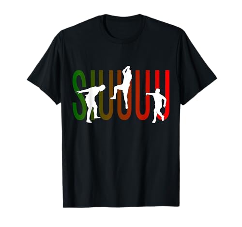 Siuuuu Lustiges Fußball-Geschenk für Männer, Jungen, Kinder-Fans T-Shirt von Siuuuu Funny Soccer Shirts for Soccer lovers