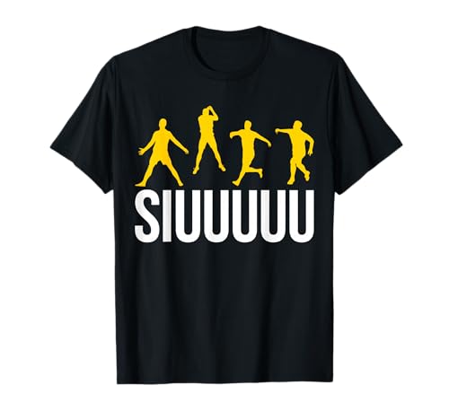 Siuuuu Lustiges Fußball-Geschenk für Männer, Jungen, Kinder-Fans T-Shirt von Siuuuu Funny Soccer Shirts for Soccer lovers