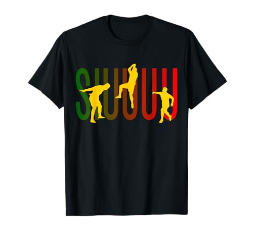Siuuuu Lustiges Fußball-Liebhaber-Shirt für Fans Kinder Jungen T-Shirt von Siuuuu Funny Soccer Shirts for Soccer lovers
