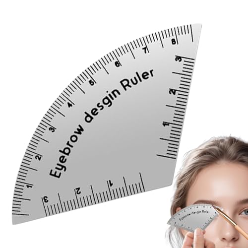 Siuwddee Brow Mapping Schablone,Schnelles Augenbrauen Zeichen Werkzeug | Vielseitige Brauen-Schablone Für Frauen Anfänger Reise Bühnenauftritt Tägliches Makeup Heimsalon von Siuwddee