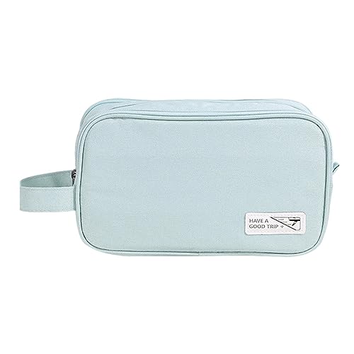 Siuwddee Kulturbeutel, Make-up-Tasche mit mehreren Fächern, Nass- und Trockentrennung, Reisetasche, Kulturbeutel für Kinder und Erwachsene, Hellblau (2), Refer to description, Uni von Siuwddee