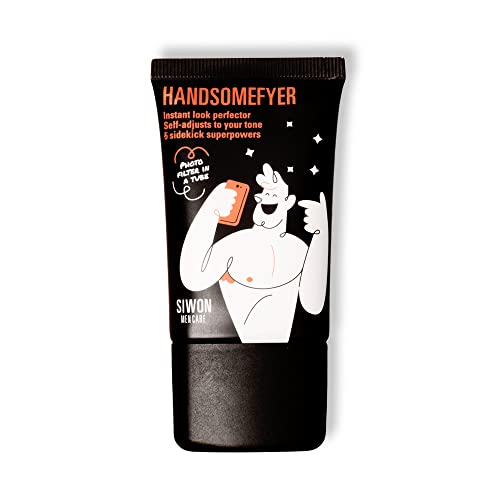 SIWON | Handsomefyer | All-in-one feuchtigkeitsspendende Gesichtscreme für Männer mit guter Gesichtswirkung - 30 ml. Men face cream. CC cream man von Siwon