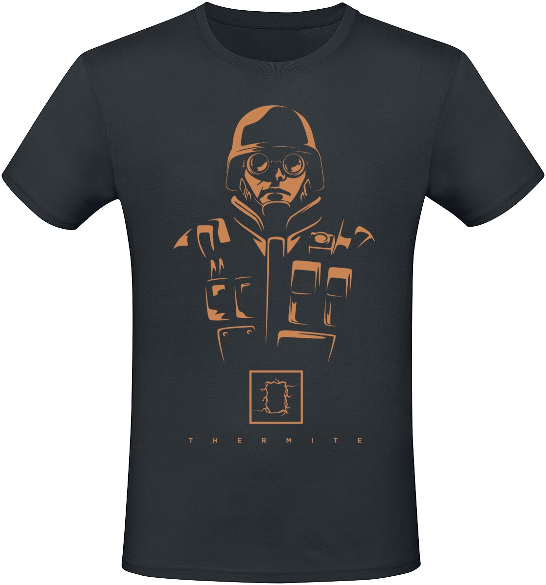 Six Siege - Gaming T-Shirt - Thermite - S bis XXL - für Männer - Größe L - schwarz  - EMP exklusives Merchandise! von Six Siege