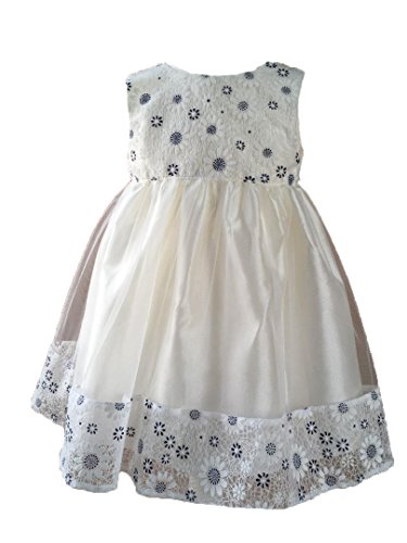 Six4kids Edel Festkleid Hochzeitskleid Sommer (62/68 (3-6M)) von Six4kids