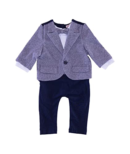 Six4kids Taufanzug Overall Festanzug mit Sakko Taufstrampler (62) von Six4kids