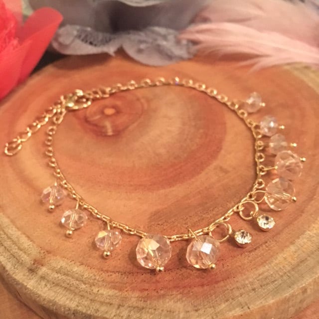 20Er Jahre Stil Flapper Rosa Klar Perlen Quaste Charm Armband Schmuck Gatsby 1920Er Jazz Ära Art Deco Verstellbarer Armreif 20Er Jahre Stil Flapper Rosa Klar Perlen Quaste Charm Armband Schmuck Gatsby 1920Er Jazz Ära Art Deco Verstellbarer Armreif von SixFeathersStudio