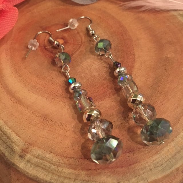 Flapper Stil Blau Lila Multi Color Schillernden Quaste Ohrringe Silber Baumeln 1920 Jugendstil Perlen Gatsby Braut 20Er Jahre Schmuck Vintage Flapper Stil Blau Lila Multi Color Schillernden Quaste Ohrringe Silber Baumeln 1920 Jugendstil Perlen Gatsby Braut 20Er Jahre Schmuck Vintage von SixFeathersStudio