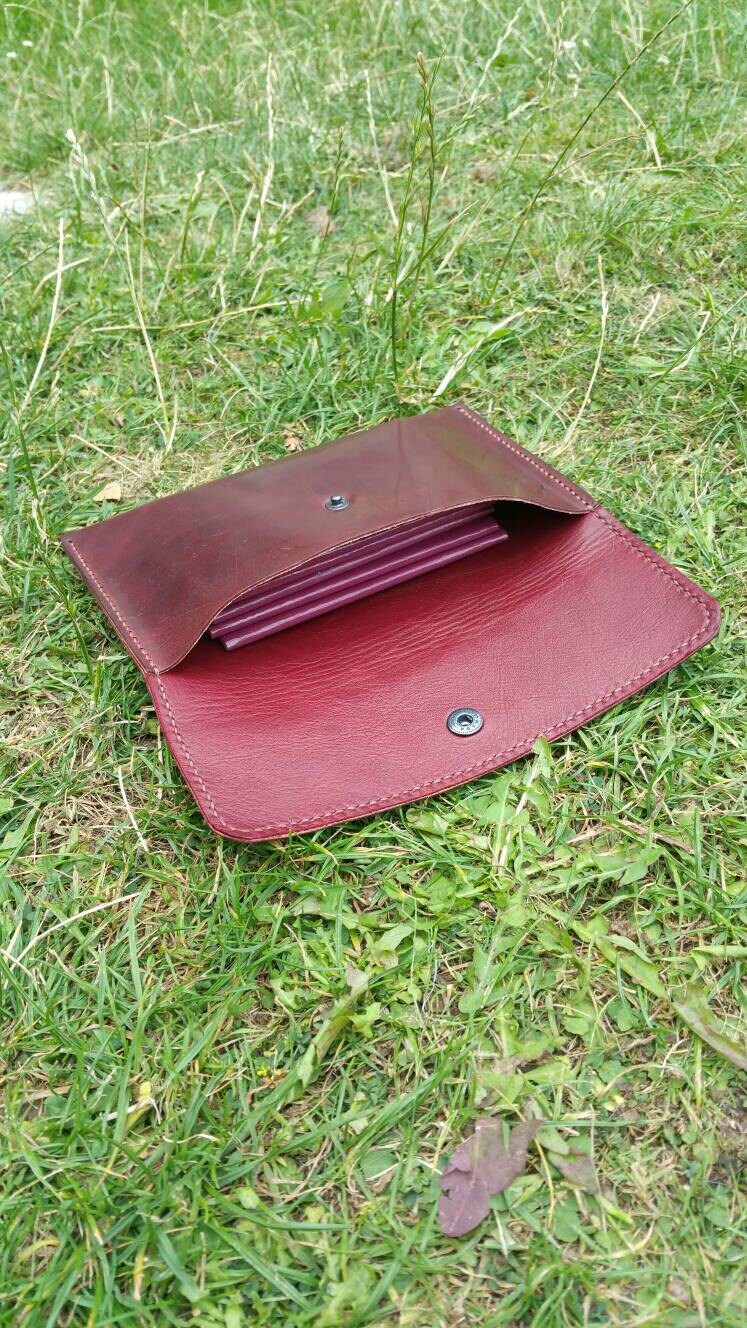 Passport Brieftasche - Familie Größe Passport Brieftasche - Familie Größe von SixMagpiesLeather