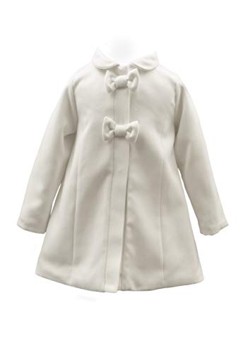 SixforKids Edel Taufmantel gefüttert Mantel Jacke Taufe Weiß-Ivory (62) von SixforKids