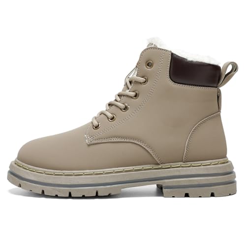 Herren Reitstiefel Lederstiefel für Erwachsene Martin Schuhe Arbeitskleidung Herrenschuhe Schuhe mit dicken Sohlen Mid-Cut Herrenstiefel Grau48 Herren Reitstiefel Lederstiefel für Erwachsene Martin Schuhe Arbeitskleidung Herrenschuhe Schuhe mit dicken Sohlen Mid-Cut Herrenstiefel Grau48 von Sixfox