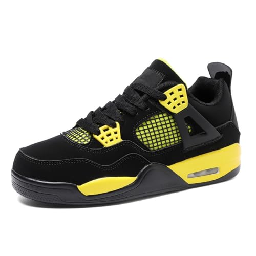 Herren Sportschuhe Große Größe Sportschuhe Herren Basketballschuhe Mode Sport Basketballschuhe Retro Shoes Trainers for Kids and Adults 35EU von Sixfox