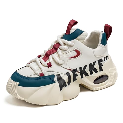 Sixfox Freizeitschuhe für Herren, Sportschuhe, Sneaker im Nischendesign, modische Straßenschuhe, Herrenschuhe in Übergrößen BeigegrünEU39 Sixfox Freizeitschuhe für Herren, Sportschuhe, Sneaker im Nischendesign, modische Straßenschuhe, Herrenschuhe in Übergrößen BeigegrünEU39 von Sixfox