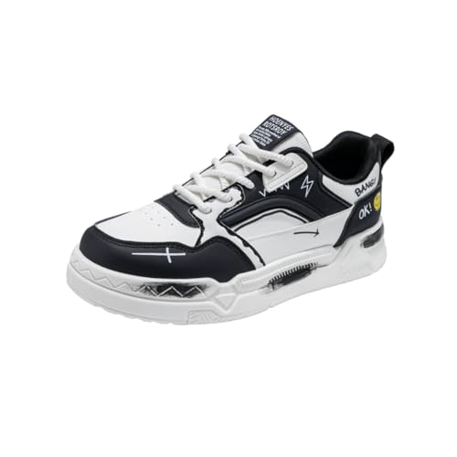 Sixfox Freizeitschuhe für Herren, Sportschuhe, Sneaker im Nischendesign, modische Straßenschuhe,Vier Jahreszeiten Mode Schuhe Leinwand Atmungsaktive Damen Sneakers Weiß39EU von Sixfox