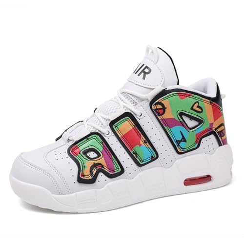 Sixfox He rren Sportschuhe Große Größe Sportschuhe Herren Basketballschuhe Mode Sport Basketballschuhe Unisex Retro-Schuhe 913Bunt41 Sixfox He rren Sportschuhe Große Größe Sportschuhe Herren Basketballschuhe Mode Sport Basketballschuhe Unisex Retro-Schuhe 913Bunt41 von Sixfox