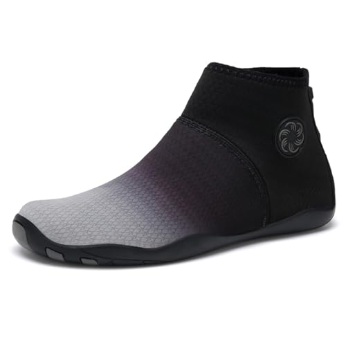 Sixfox Herren Damen Wasserschuhe Watschuhe Schwimmschuhe Strandschuhe Bachlaufschuhe Indoor Fitnessschuhe grauEU45 Sixfox Herren Damen Wasserschuhe Watschuhe Schwimmschuhe Strandschuhe Bachlaufschuhe Indoor Fitnessschuhe grauEU45 von Sixfox