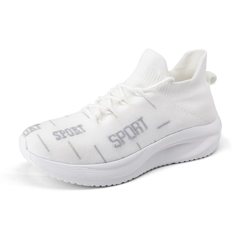 Sixfox Herren Sneaker, Business Casual Schuhe, Leichte Sneaker zum Gehen und Laufen, Sockenschuhe, Modische Paarschuhe, Slipper, Modische Übergrößenschuhe 809Weiß40EU Sixfox Herren Sneaker, Business Casual Schuhe, Leichte Sneaker zum Gehen und Laufen, Sockenschuhe, Modische Paarschuhe, Slipper, Modische Übergrößenschuhe 809Weiß40EU von Sixfox