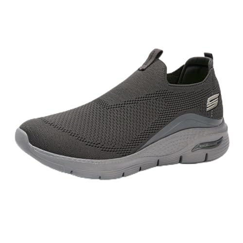 Sixfox Herren Sneaker, Business Casual Schuhe, Leichte Sneaker zum Gehen und Laufen, Sockenschuhe, Modische Paarschuhe, Slipper, Modische Übergrößenschuhe A6-1Grau43EU Sixfox Herren Sneaker, Business Casual Schuhe, Leichte Sneaker zum Gehen und Laufen, Sockenschuhe, Modische Paarschuhe, Slipper, Modische Übergrößenschuhe A6-1Grau43EU von Sixfox