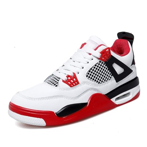 AJ4 Herren Sportschuhe Große Größe Sportschuhe Herren Basketballschuhe Mode Sport Basketballschuhe Retro Schuhe Sneaker 42EU von Sixfox