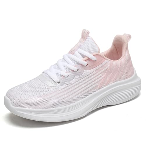Sixfox Herren Sportschuhe Outdoor Laufschuhe Atmungsaktive rutschfeste Straßenschuhe Größe Girls Fly gewebte Schuhe Weiß-Rosa41 Sixfox Herren Sportschuhe Outdoor Laufschuhe Atmungsaktive rutschfeste Straßenschuhe Größe Girls Fly gewebte Schuhe Weiß-Rosa41 von Sixfox