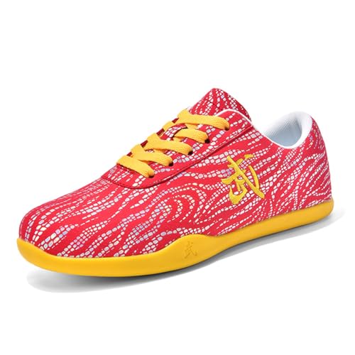 Sixfox Herren- und Damen-Sportschuhe, Tai-Chi-Schuhe, Kampfsportschuhe, Sport-Freizeitschuhe Rot39 Sixfox Herren- und Damen-Sportschuhe, Tai-Chi-Schuhe, Kampfsportschuhe, Sport-Freizeitschuhe Rot39 von Sixfox