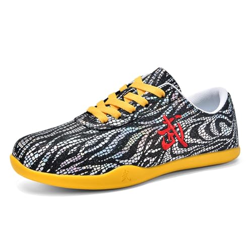 Sixfox Herren- und Damen-Sportschuhe, Tai-Chi-Schuhe, Kampfsportschuhe, Sport-Freizeitschuhe Schwarz38 Sixfox Herren- und Damen-Sportschuhe, Tai-Chi-Schuhe, Kampfsportschuhe, Sport-Freizeitschuhe Schwarz38 von Sixfox