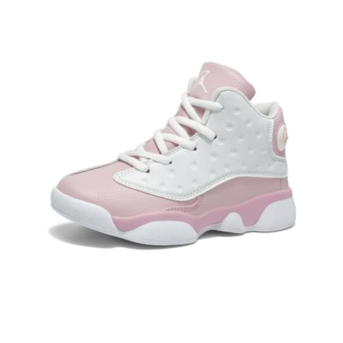 Sixfox Jugend Basketballschuhe High-Top Sportschuhe Kinder Knöchelhohe Sportschuhe Outdoor Basketballschuhe Trainingsschuhe rutschfest und Atmungsaktiv 526Weiß-Rosa31EU Sixfox Jugend Basketballschuhe High-Top Sportschuhe Kinder Knöchelhohe Sportschuhe Outdoor Basketballschuhe Trainingsschuhe rutschfest und Atmungsaktiv 526Weiß-Rosa31EU von Sixfox