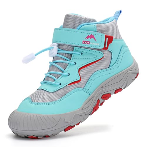 Sixfox Kinder Barfußschuhe Unisex Winter Wasserdicht Outdoor Winter Kinderschuhe Winterschuhe Jungen Mädchen wasserdichte Wanderstiefel K005hellblau37EU Sixfox Kinder Barfußschuhe Unisex Winter Wasserdicht Outdoor Winter Kinderschuhe Winterschuhe Jungen Mädchen wasserdichte Wanderstiefel K005hellblau37EU von Sixfox