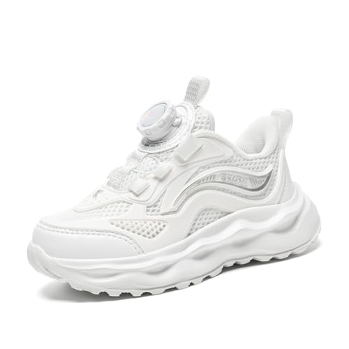 Sixfox Kinder Freizeitschuhe Kinder Laufschuhe Jungen Mode Schuhe Mädchen Sportschuhe Weiß30 von Sixfox