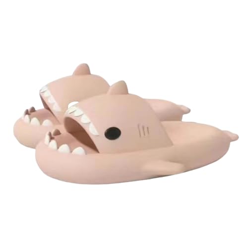 Sixfox Kinder Hai Hausschuhe Jungen und Mädchen Universal Sandalen rutschfeste Badepantoffeln Home Slippers Strandpantoffeln BadelatschenRosa8 von Sixfox