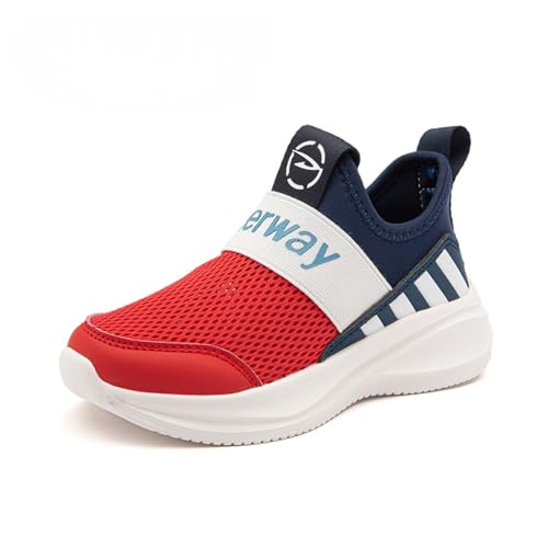 Sixfox Kinder Turnschuhe Mädchen Jungen Leicht Kinderschuhe Sportschuhe Atmungsaktiv Mesh Sneakers DunkelblaurotEU27 Sixfox Kinder Turnschuhe Mädchen Jungen Leicht Kinderschuhe Sportschuhe Atmungsaktiv Mesh Sneakers DunkelblaurotEU27 von Sixfox
