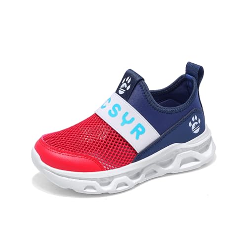 Sixfox Kinder Turnschuhe Mädchen Jungen Leicht Kinderschuhe Sportschuhe Atmungsaktiv Mesh Sneakers707DunkelblaurotEU39 Sixfox Kinder Turnschuhe Mädchen Jungen Leicht Kinderschuhe Sportschuhe Atmungsaktiv Mesh Sneakers707DunkelblaurotEU39 von Sixfox
