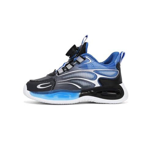 Sixfox Kinderschuhe Atmungsaktiv Jungen Sportschuhe Mädchen Laufschuhe Turnschuhe mit Drehknopf Atmungsaktiv Mode Leicht Turnschuhe von Sixfox