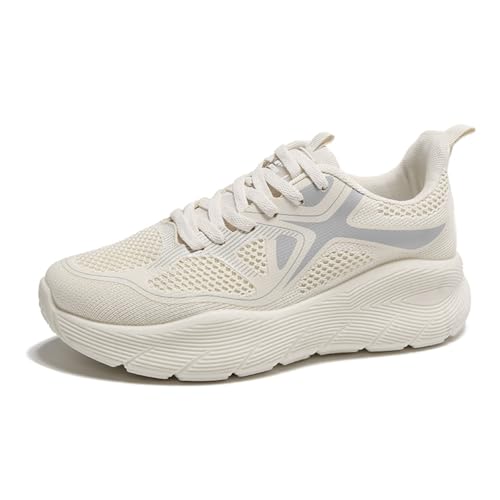 Sixfox Laufschuhe mit Luftpolster Turnschuhe Profilsohle Sneakers Leichte Schuhe Herren Damen Sportschuhe 8829BeigeEU38 Sixfox Laufschuhe mit Luftpolster Turnschuhe Profilsohle Sneakers Leichte Schuhe Herren Damen Sportschuhe 8829BeigeEU38 von Sixfox