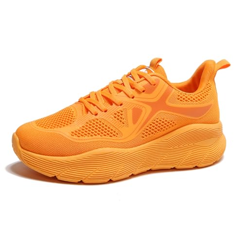 Sixfox Laufschuhe mit Luftpolster Turnschuhe Profilsohle Sneakers Leichte Schuhe Herren Damen Sportschuhe 8829OrangeEU43 Sixfox Laufschuhe mit Luftpolster Turnschuhe Profilsohle Sneakers Leichte Schuhe Herren Damen Sportschuhe 8829OrangeEU43 von Sixfox