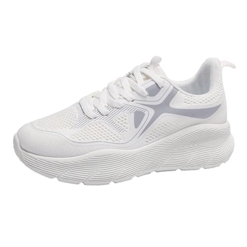 Sixfox Laufschuhe mit Luftpolster Turnschuhe Profilsohle Sneakers Leichte Schuhe Herren Damen Sportschuhe 8829WeißEU44 Sixfox Laufschuhe mit Luftpolster Turnschuhe Profilsohle Sneakers Leichte Schuhe Herren Damen Sportschuhe 8829WeißEU44 von Sixfox