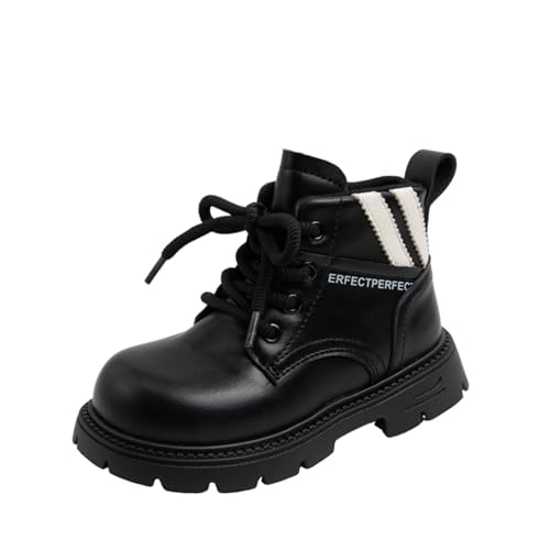 Sixfox Mädchen stiefel prinzessin schuhe modische kinder stiefel high top kinder leistung stiefe 60911Schwarz35 von Sixfox
