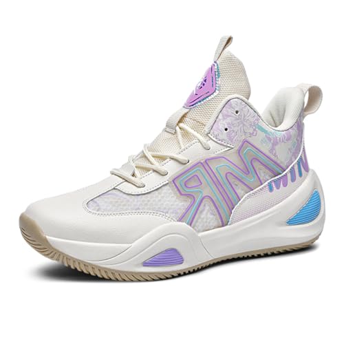 Sixfox Sportschuhe Basketballschuhe rutschfeste atmungsaktive Basketballschuhe für ErwachseneA879BeigeEU36 Sixfox Sportschuhe Basketballschuhe rutschfeste atmungsaktive Basketballschuhe für ErwachseneA879BeigeEU36 von Sixfox