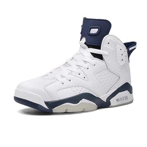 SixfoxBa sketballschuhe große rutschfeste atmungsaktive BasketballschuheDunkelblauEU41 von Sixfox