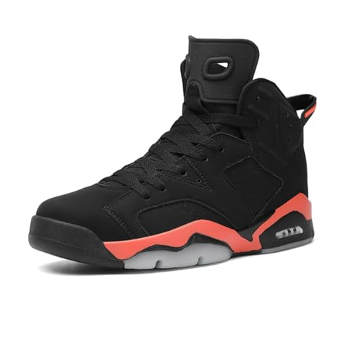 SixfoxBa sketballschuhe große rutschfeste atmungsaktive BasketballschuheSchwarz und Rot47 SixfoxBa sketballschuhe große rutschfeste atmungsaktive BasketballschuheSchwarz und Rot47 von Sixfox