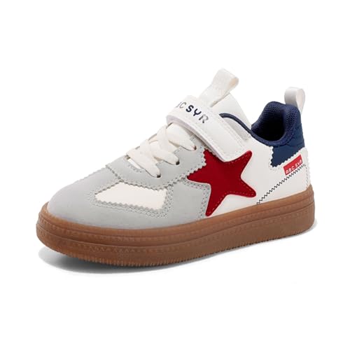 SixfoxCartoon Jungen Schuhe Jungen Mädchen Sportschuhe Turnschuhe Kinder Laufschuhe mit rutschfest Leicht Halle Sohle SneakersBeige Rot35 SixfoxCartoon Jungen Schuhe Jungen Mädchen Sportschuhe Turnschuhe Kinder Laufschuhe mit rutschfest Leicht Halle Sohle SneakersBeige Rot35 von Sixfox