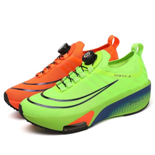 SixfoxHerren Damen Turnschuhe Laufschuhe Sportschuhe Joggingschuhe Running Schuhe Walkingschuhe Outdoor Straßenlaufschuhe Laufschuhe mit Drehknopf MandarinenteEU44 SixfoxHerren Damen Turnschuhe Laufschuhe Sportschuhe Joggingschuhe Running Schuhe Walkingschuhe Outdoor Straßenlaufschuhe Laufschuhe mit Drehknopf MandarinenteEU44 von Sixfox