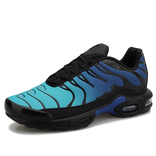 SixfoxHerren Wanderschuhe Turnschuhe Gym Sportschuhe Turnschuhe Laufschuhe Tennisschuhe Freizeit Straßenlaufschuhe Mode Leichte Atmungsaktive Schlupfschuhe Hellblau45 von Sixfox