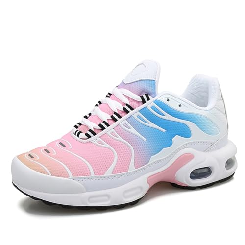 SixfoxHerren Wanderschuhe Turnschuhe Gym Sportschuhe Turnschuhe Laufschuhe Tennisschuhe Freizeit Straßenlaufschuhe Mode Leichte Atmungsaktive Schlupfschuhe Puderblau39 von Sixfox
